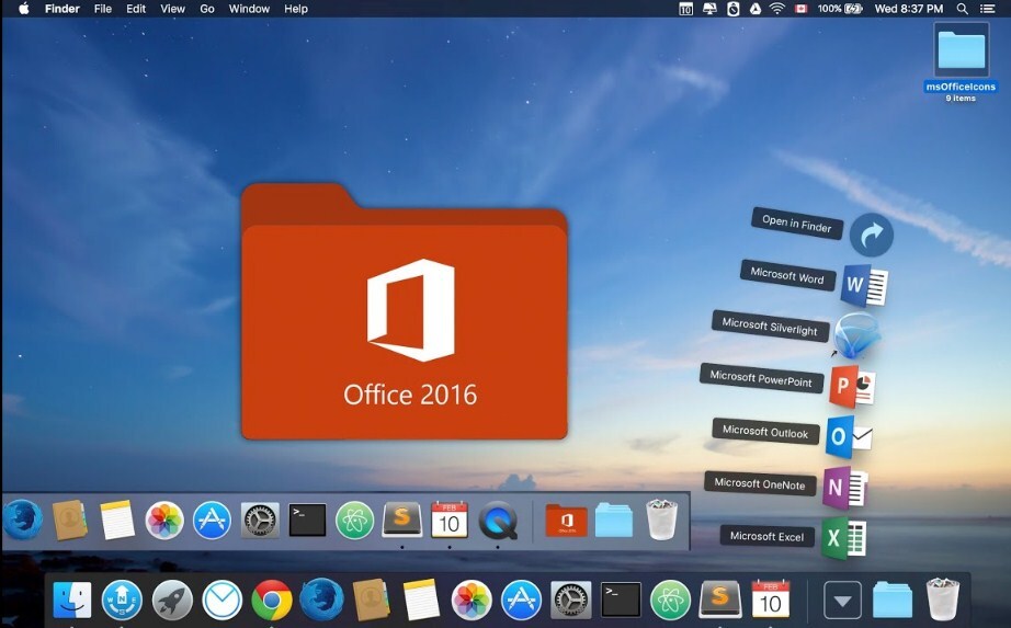 microsoft 2016 for mac office applications not responding
